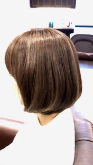 ミディアム カラー ブリーチカラー🌈 嘉名 真樹のヘアスタイル