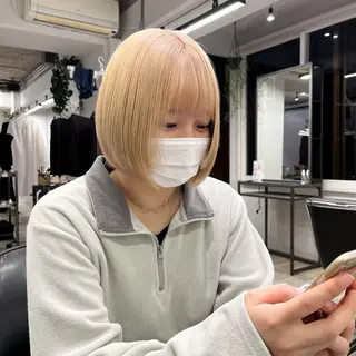 カラー JIN/暖色カラー /髪質改善/艶髪のヘアスタイル