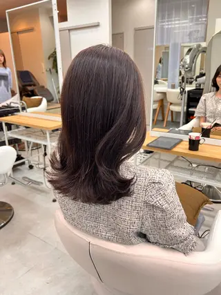 セミロング 磯部 拓磨のヘアスタイル