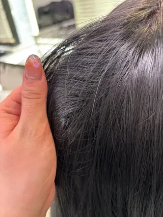 カラー 💙ハイトーン韓国風 色白ヘア💙manaのヘアスタイル