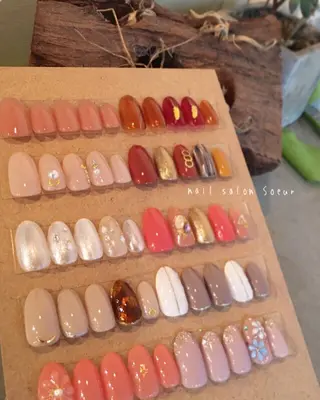 ネイル Soeur ネイリストのネイルデザイン