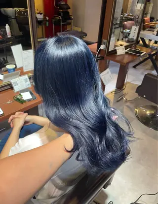 ミディアム カラー eim hair rink 長津田店所属・🫧透明感カラー 🫧しほのヘアスタイル