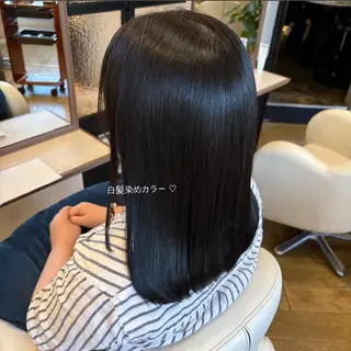 セミロング カラー 🫧 河内 瑠莉  🫧のヘアスタイル