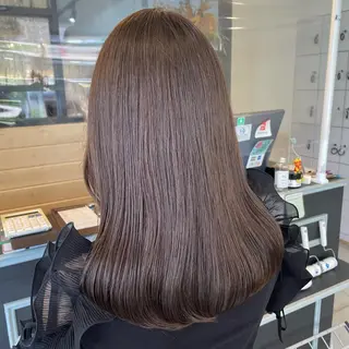 ロング カラー スナコザワ レナのヘアスタイル