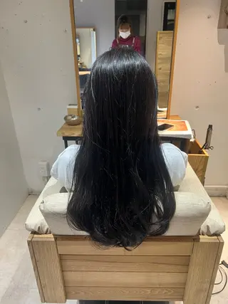 ロング カラー ブルームヘアデザイン かこ。のヘアスタイル