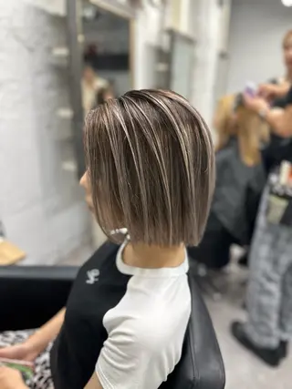 ショート カラー ヘアアレンジ 久米 治仁のヘアスタイル