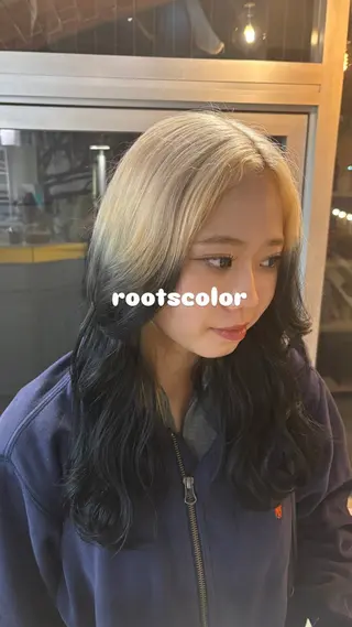 カラー ブリーチෆ‪髪質改善 🎀ོ白岩亜実🎀ོのヘアスタイル