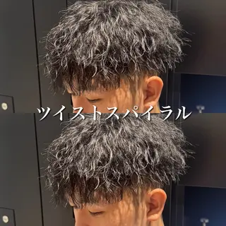 ショート パーマ メンズ メンズ特化美容師 東條 夏翔のヘアスタイル