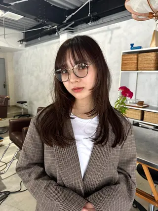 ロング 加藤 悠真のヘアスタイル