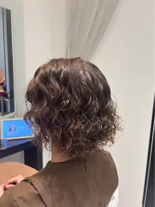 ミディアム パーマ 🫧ショート/ボブ ✄mana🫧のヘアスタイル