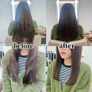 セミロング 🫧ワンホンヘア🫧 MACOのヘアスタイル