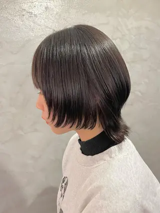 ミディアム FUJINO RYOのヘアスタイル