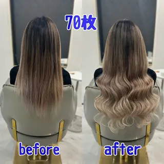 ロング シールエクステAOI 🫧🩵NEOBOXのヘアスタイル