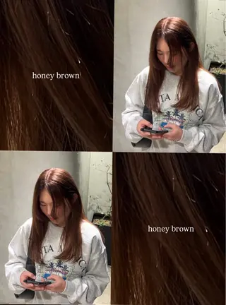 ロング カラー おぐり ゆづきのヘアスタイル