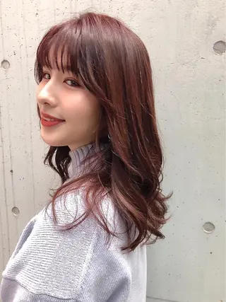 ミディアム カラー OPShair　ANELLO所属・ショート/ボブ/ メンズ/縮毛矯正のヘアスタイル