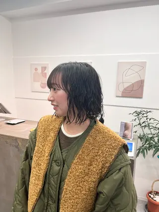 ミディアム パーマ hair salon SILLO.のヘアスタイル