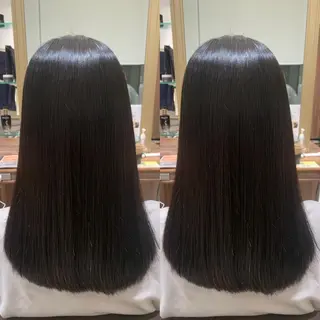 ロング カラー パーマ ヘアアレンジ 盛れる韓国ヘア♡ 🌻鈴木花🌈のヘアスタイル