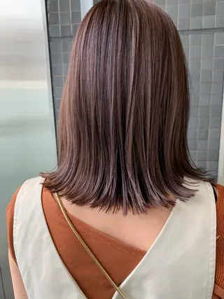 ミディアム カラー 髪質改善サロン 心斎橋ARCHEのヘアスタイル