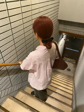 セミロング カラー 関根 桃羽のヘアスタイル