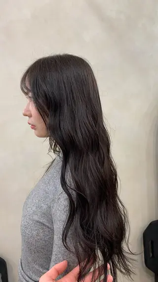 ロング カラー チバ ヒロトのヘアスタイル