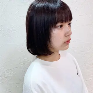 ショート カラー 🌙FLYCKA ☀️縮毛矯正のヘアスタイル