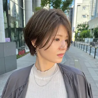 ショート 暖色/ボブ/吉岡美音 GIEN NU茶屋町のヘアスタイル