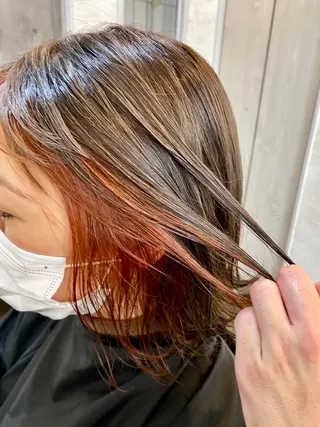 ミディアム ⭐️ショート⭐️美髪 矯正⭐️水口陸のヘアスタイル