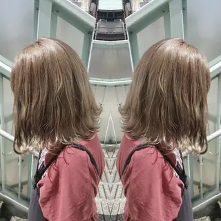 ミディアム noa.所属・今中 小百合のヘアスタイル