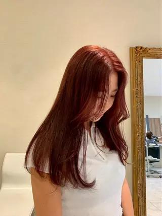 ロング 暖色カラー/ボブ カット👗mimiのヘアスタイル