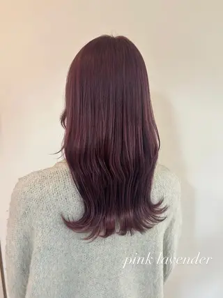 セミロング カラー 韓国ヘア🧸髪質改善 🧸きくちみさきのヘアスタイル