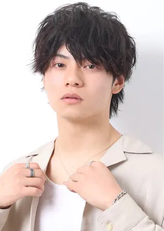 パーマ メンズ 西村 友佑のヘアスタイル