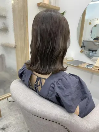 ミディアム カラー Rinko リンコのヘアスタイル