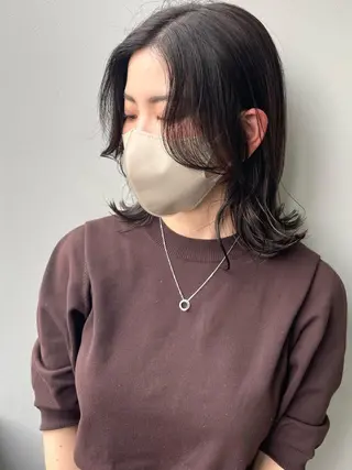 ミディアム カラー Eleanor 立川北口のヘアスタイル