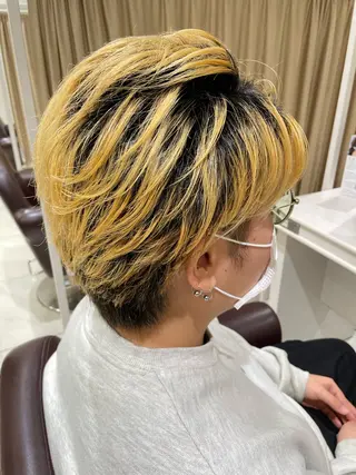ショート メンズ 前田 夏実/メンズカットのヘアスタイル