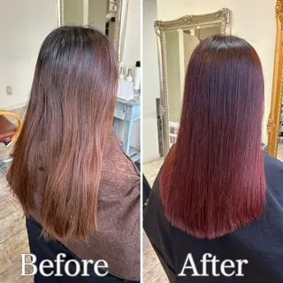 ロング 【艶ヘア】 どうまえのヘアスタイル