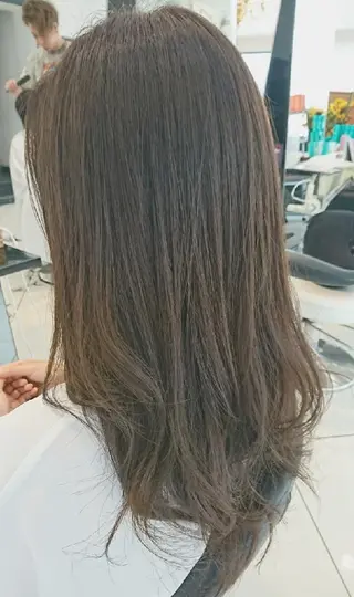 セミロング カラー ジニアル所属・長島 司のヘアスタイル