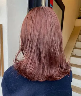 ミディアム カラー ヘアアレンジ 💐美しいショート× パーマ💐早坂駆留のヘアスタイル