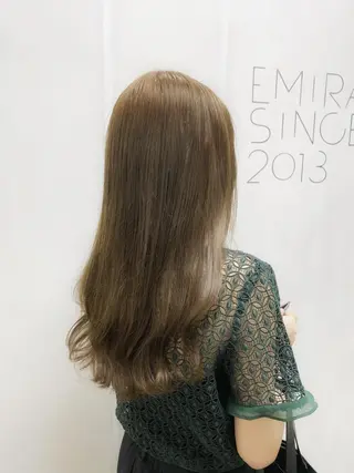 ロング カラー 🟢NEGi🟣 🫧髪質改善のヘアスタイル