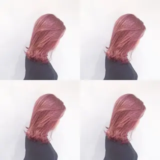 ミディアム カラー なんば髪質改善カラー Ardoreのヘアスタイル