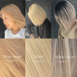 ショート カラー ヒカ/外国人風 デザインカラーのヘアスタイル