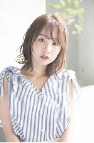 ミディアム カラー Raise所属・菅原 大佑のヘアスタイル