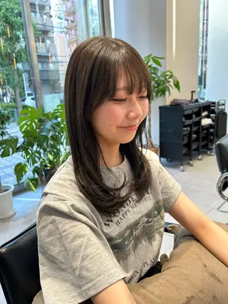 ロング 風香🪼レイヤー /透明感カラーのヘアスタイル