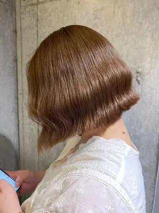 カラー ヘアアレンジ 透明感/韓国風 🤍moeka🤍のヘアスタイル