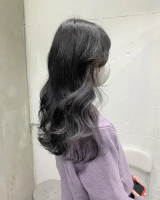 ロング カラー ヘアアレンジ SALOWIN原宿ash店所属・理想のハイトーンへ 🌙サイダサキのヘアスタイル