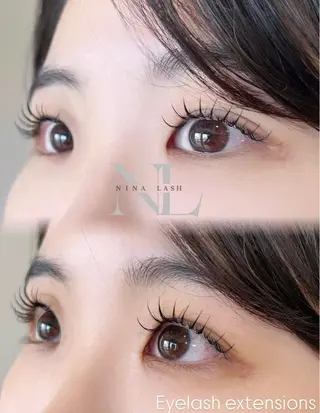 マツエク・マツパ Nina Lash 新城のマツエク・マツパデザイン