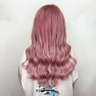 セミロング カラー KEISUKE/ ブリーチ🧡エクステのヘアスタイル