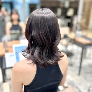 セミロング カラー AFLOAT RUVUA Smart Salon所属・韓国ヘア🎀/艶髪✨ /めぐみ/新宿のヘアスタイル