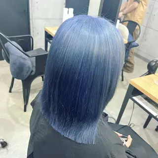 ミディアム カラー 🌈カラー特化 ハイトーンけいと🌈のヘアスタイル