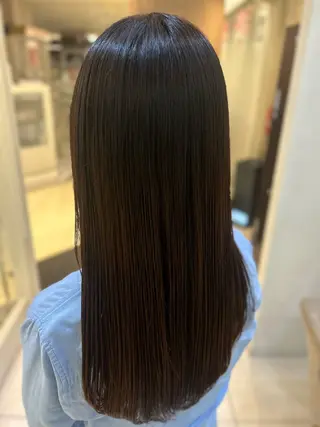 ロング 艶質改善/縮毛矯正 ササキナツミのヘアスタイル