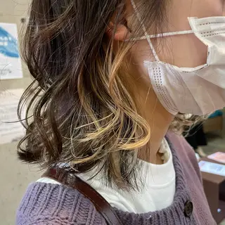 ミディアム カラー 骨格似合わせカット✨ 林 まどかのヘアスタイル